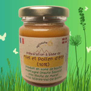 Miel au pollen frais (10%) – 100 g