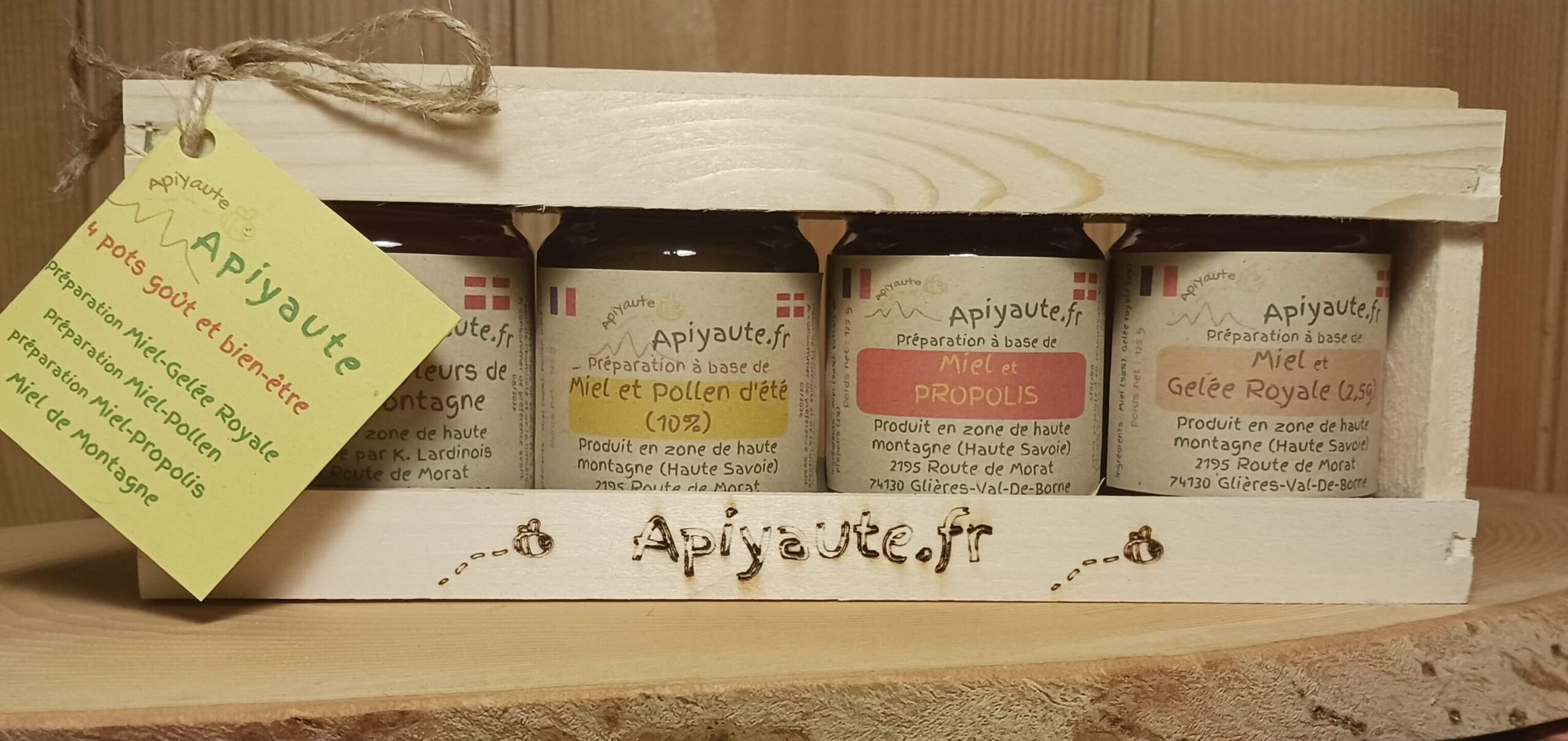 Coffret miels bien-être